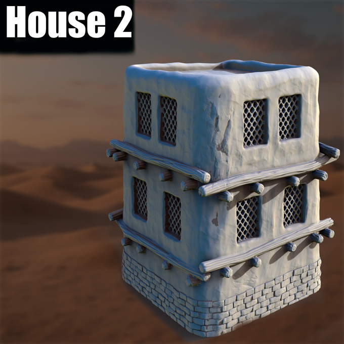 Ancient Desert Village House #2