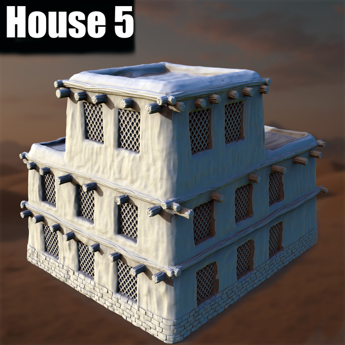Ancient Desert Village House #5