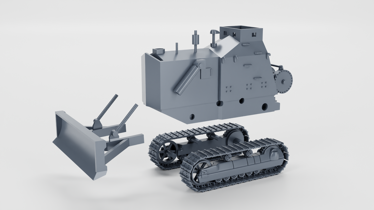 Caterpillar D7 armored by Wargame3D