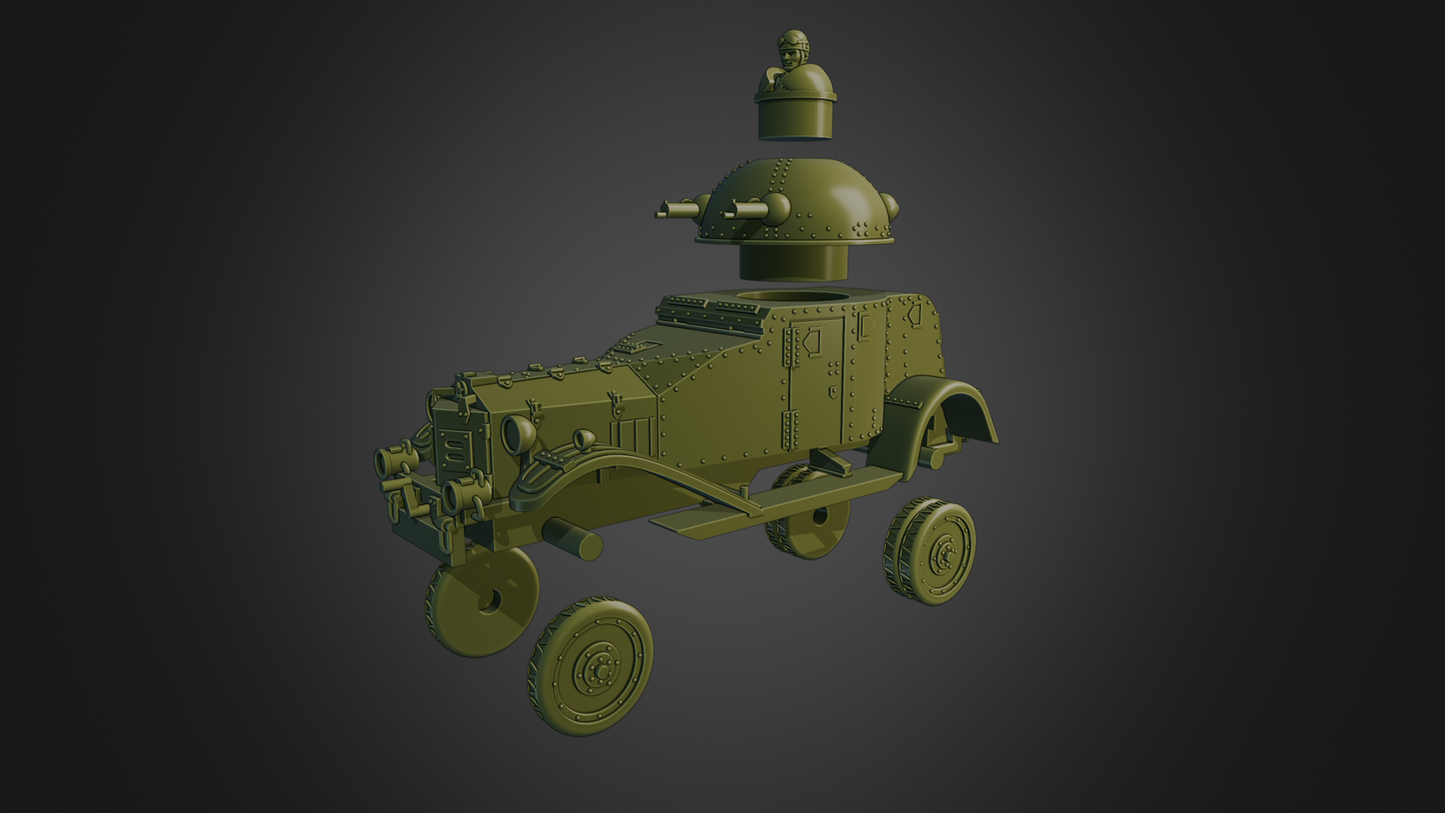 Vickers Crossley Armored Car by Wargame3D