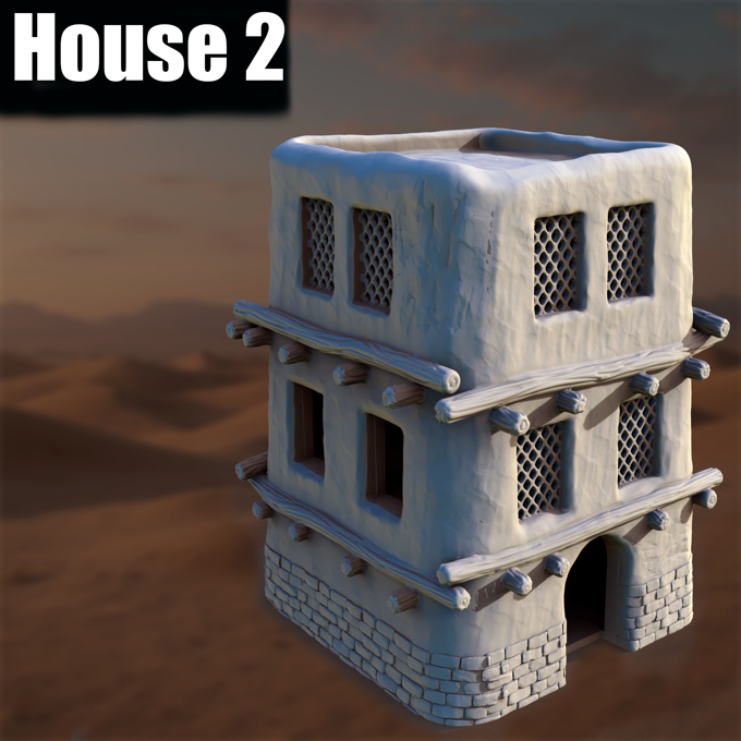 Ancient Desert Village House #2