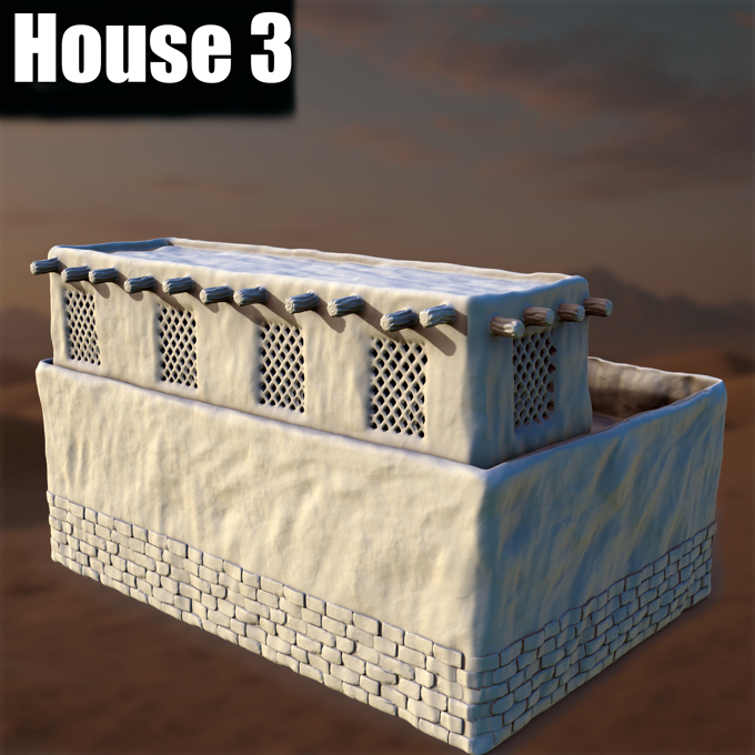 Ancient Desert Village House #3