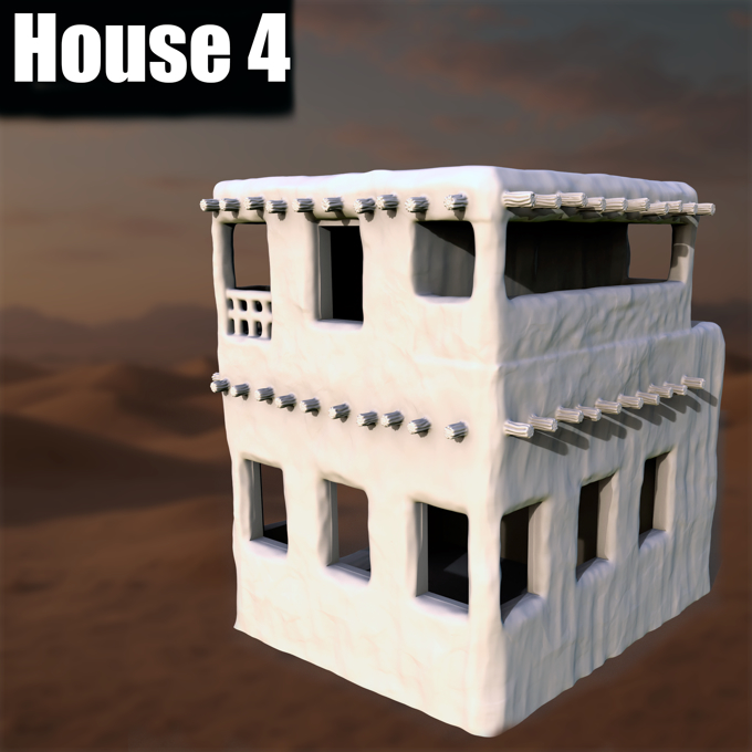 Ancient Desert Village House #4