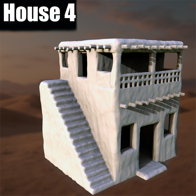 Ancient Desert Village House #4
