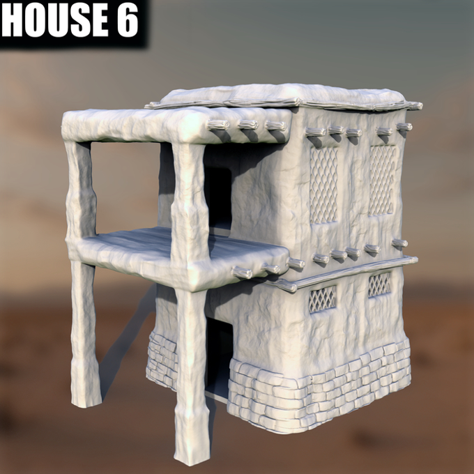 Ancient Desert Village House #6