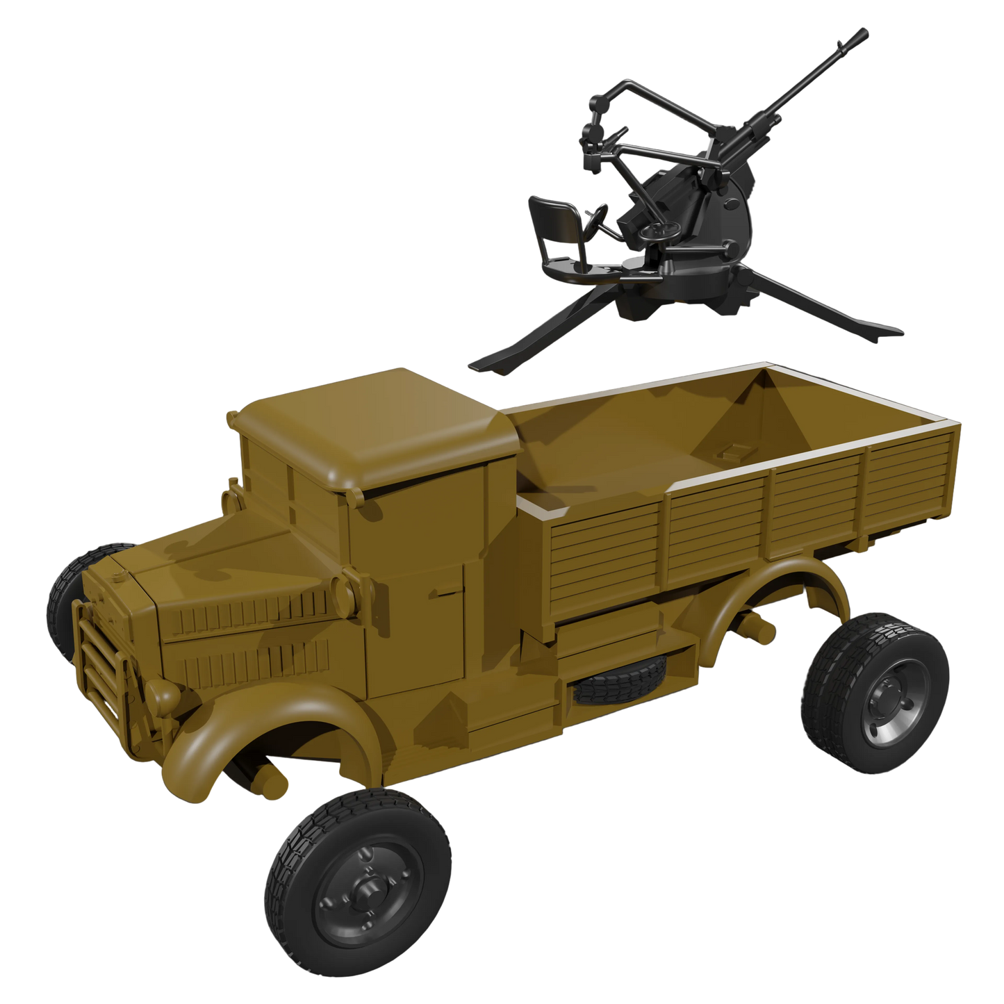 Autocannone da 20-65 su FIAT-SPA 38R