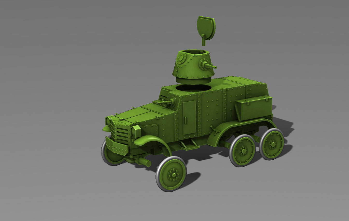 Type 92 Chiyoda armored car (6x6) by Wargame3D