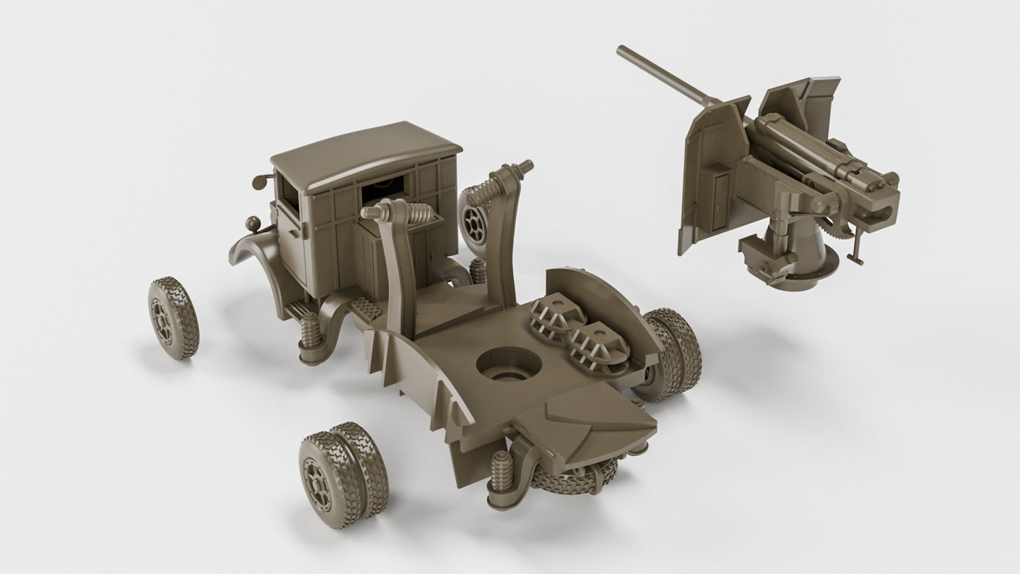 Autocannone da 90-53 su Lancia 3Ro