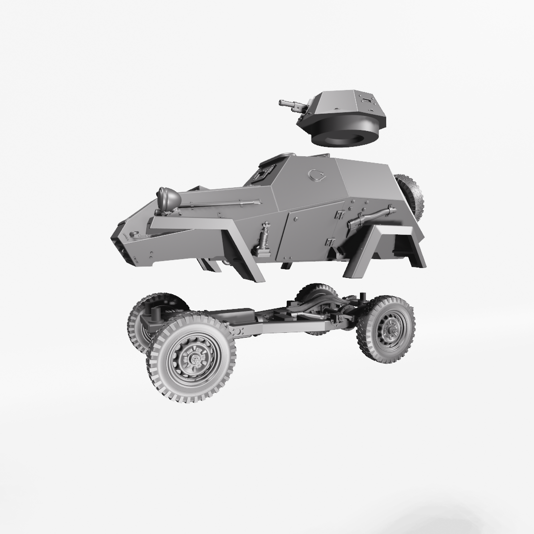 BA-64B Scout Car by Wargame3D