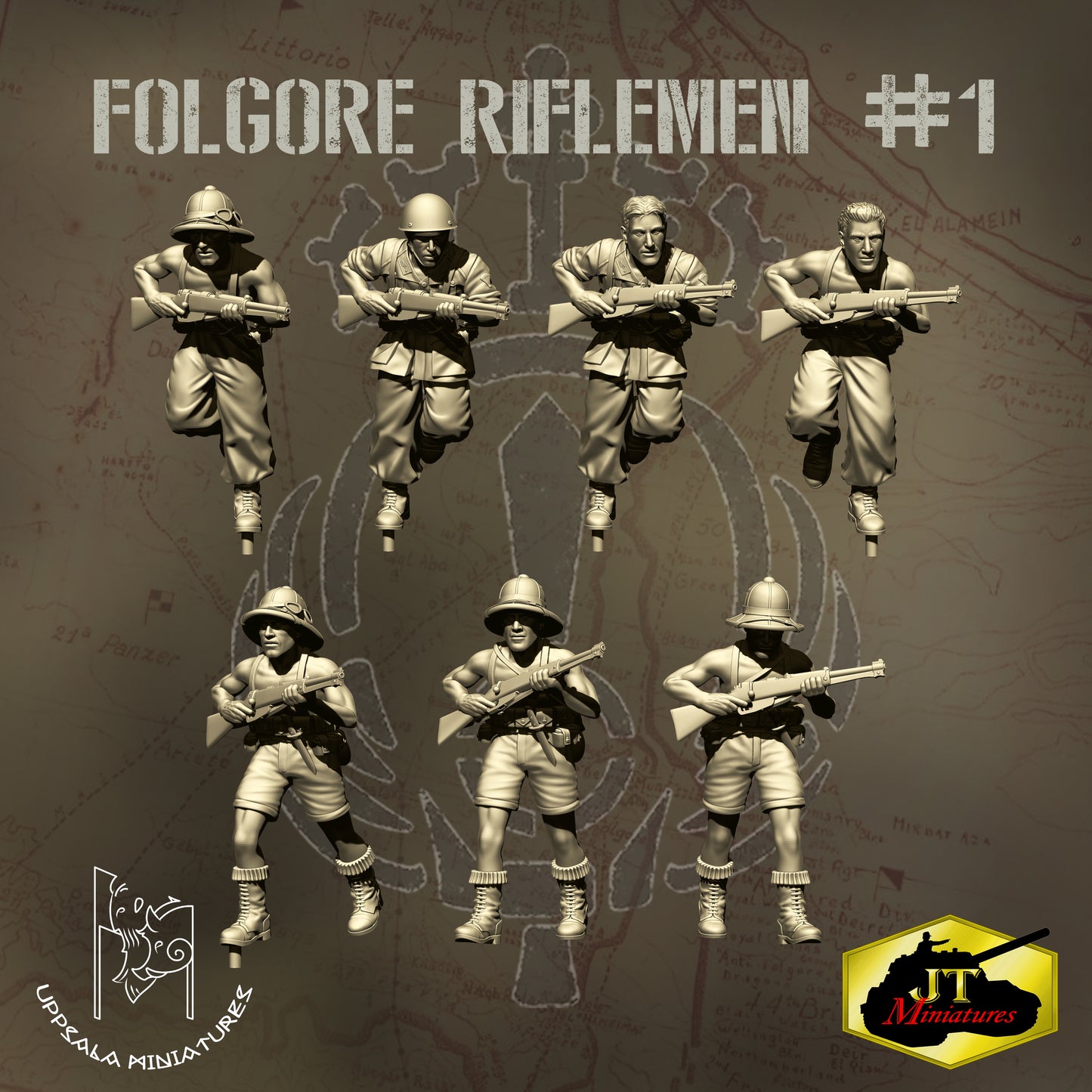 Folgore Riflemen #1 by Uppsala Miniatures