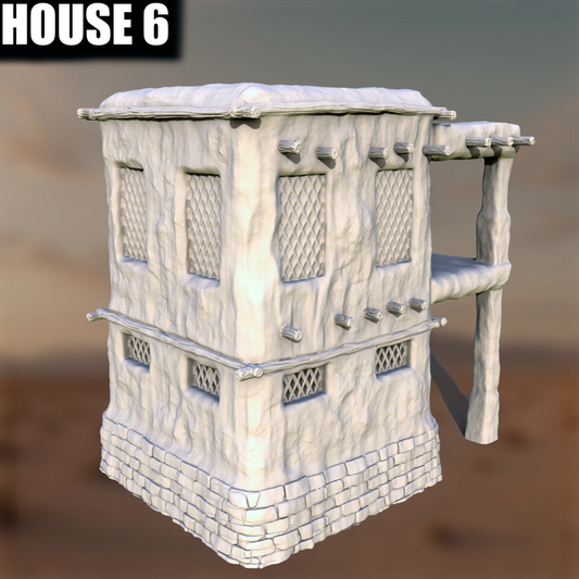 Ancient Desert Village House #6