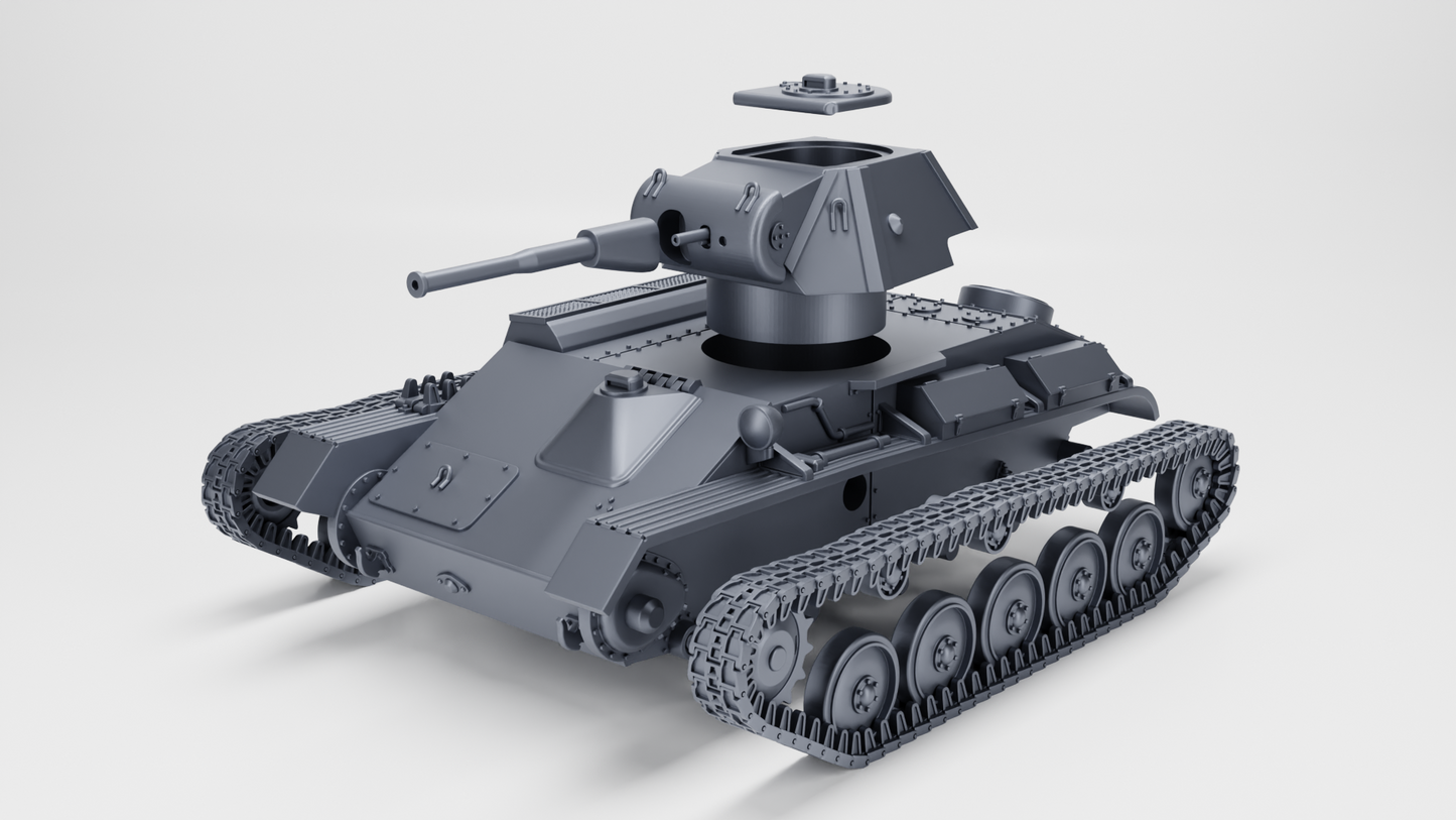 T-70 Light Tank by Wargame3D