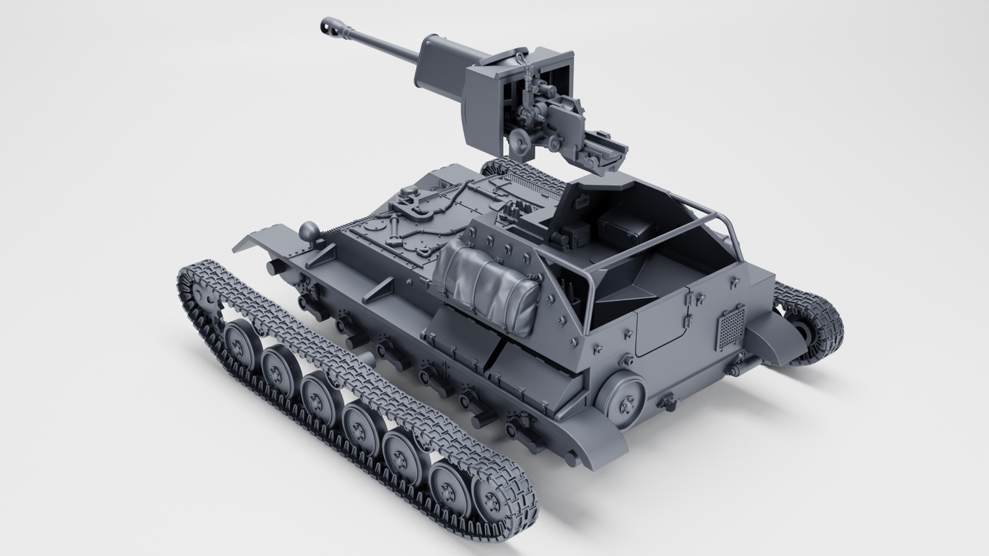 SU-76m self-propelled gun by Wargame3D