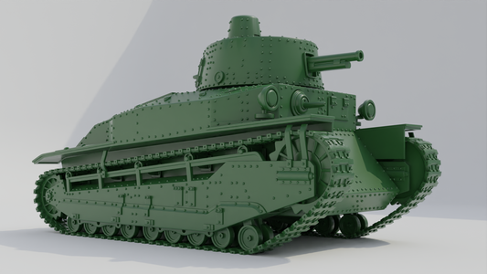 Type 89 I-Go Type A Medium Tank by Wargame3D