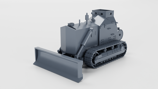 Caterpillar D7 armored by Wargame3D