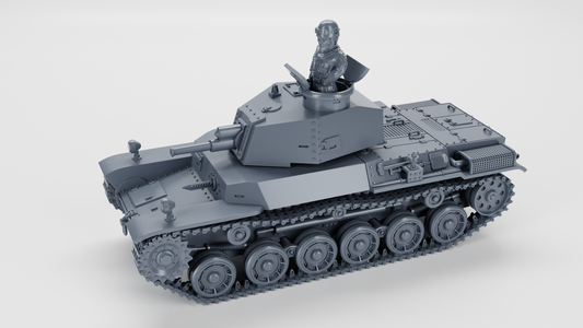 Type 2 Ho-I Medium Tank by Wargame3D
