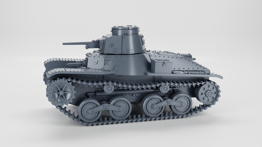 Type 95 Ha-Go Light Tank by Wargame3D