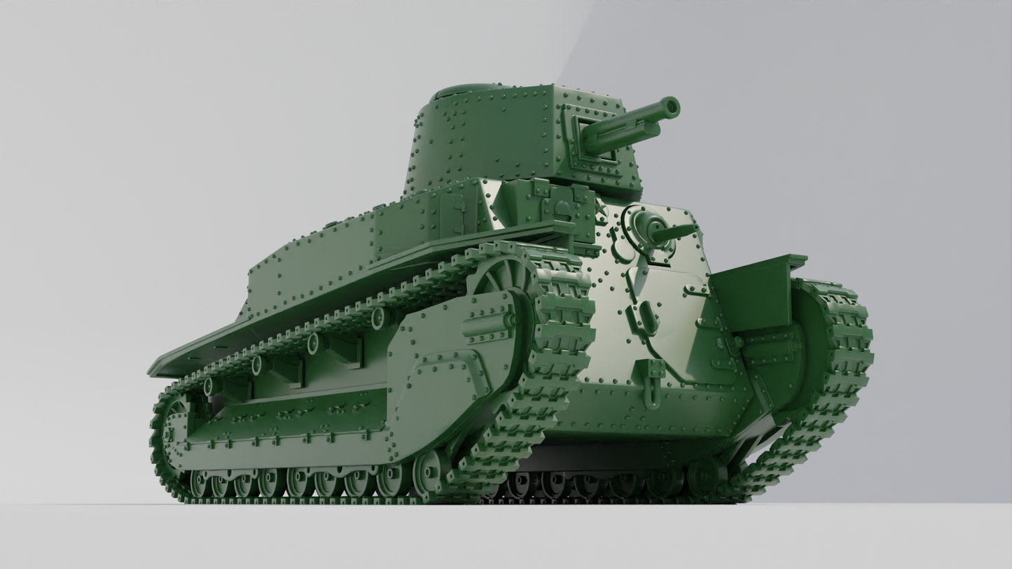 Type 89 I-Go Type B Medium Tank by Wargame3D