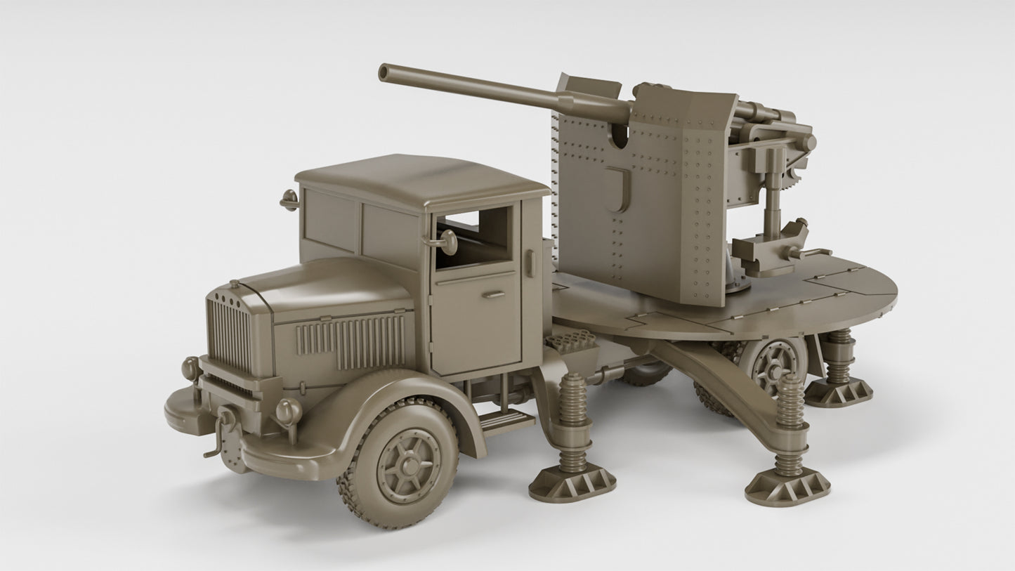 Autocannone da 90-53 su Lancia 3Ro