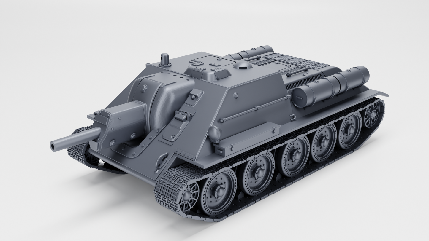 SU-122 Self-propelled howitzer by Wargame3D