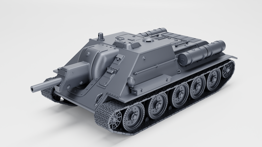 SU-122 Self-propelled howitzer by Wargame3D