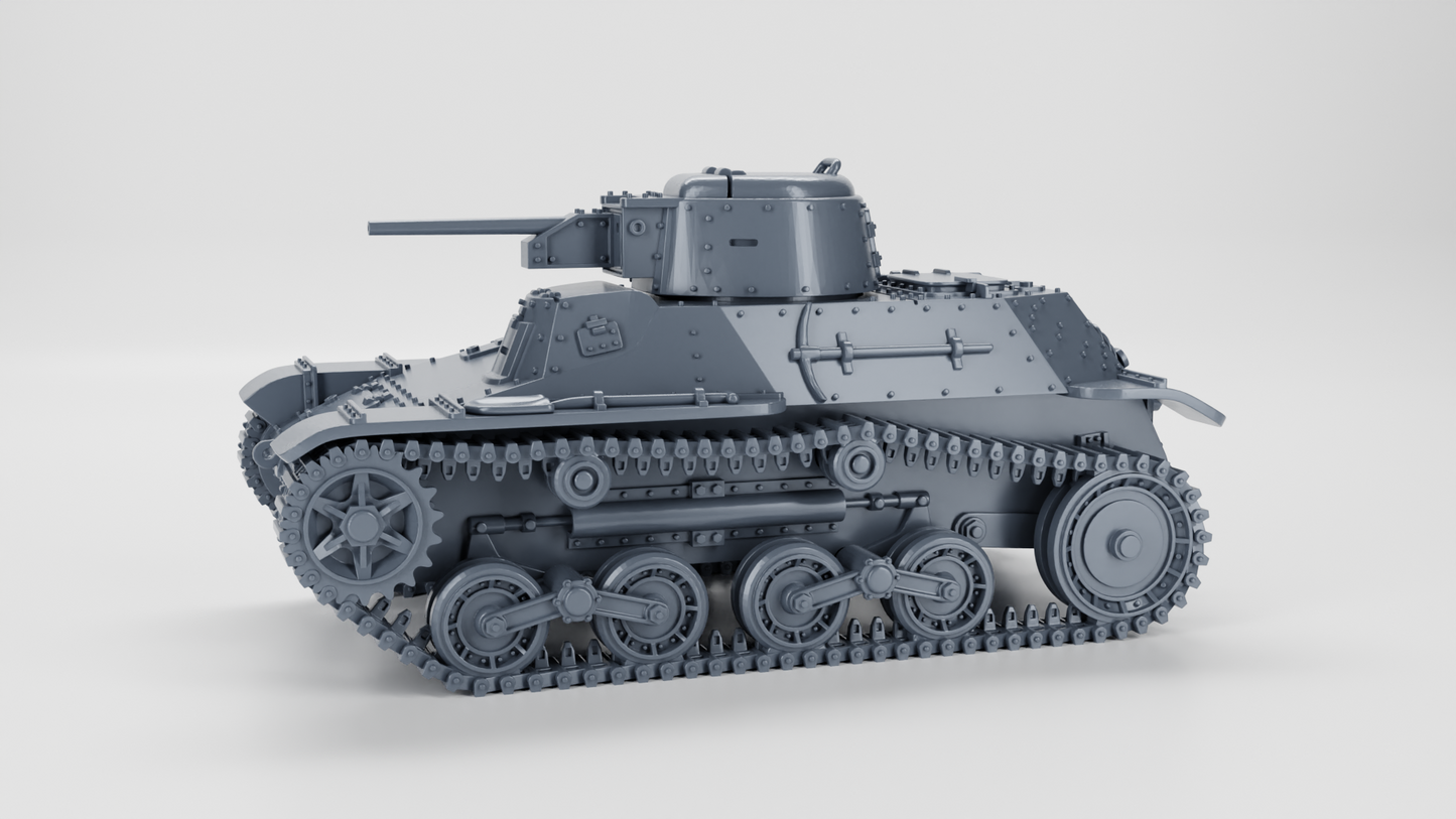 Type 97 Te-Ke Tankette by Wargame3D
