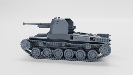 Type 1 Ho-Ni I Self Propelled Gun by Wargame3D