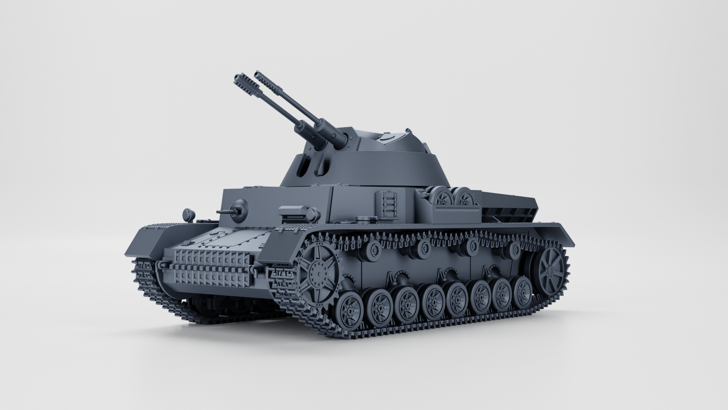 Flakpanzer IV Kugelblitz by Wargame3D