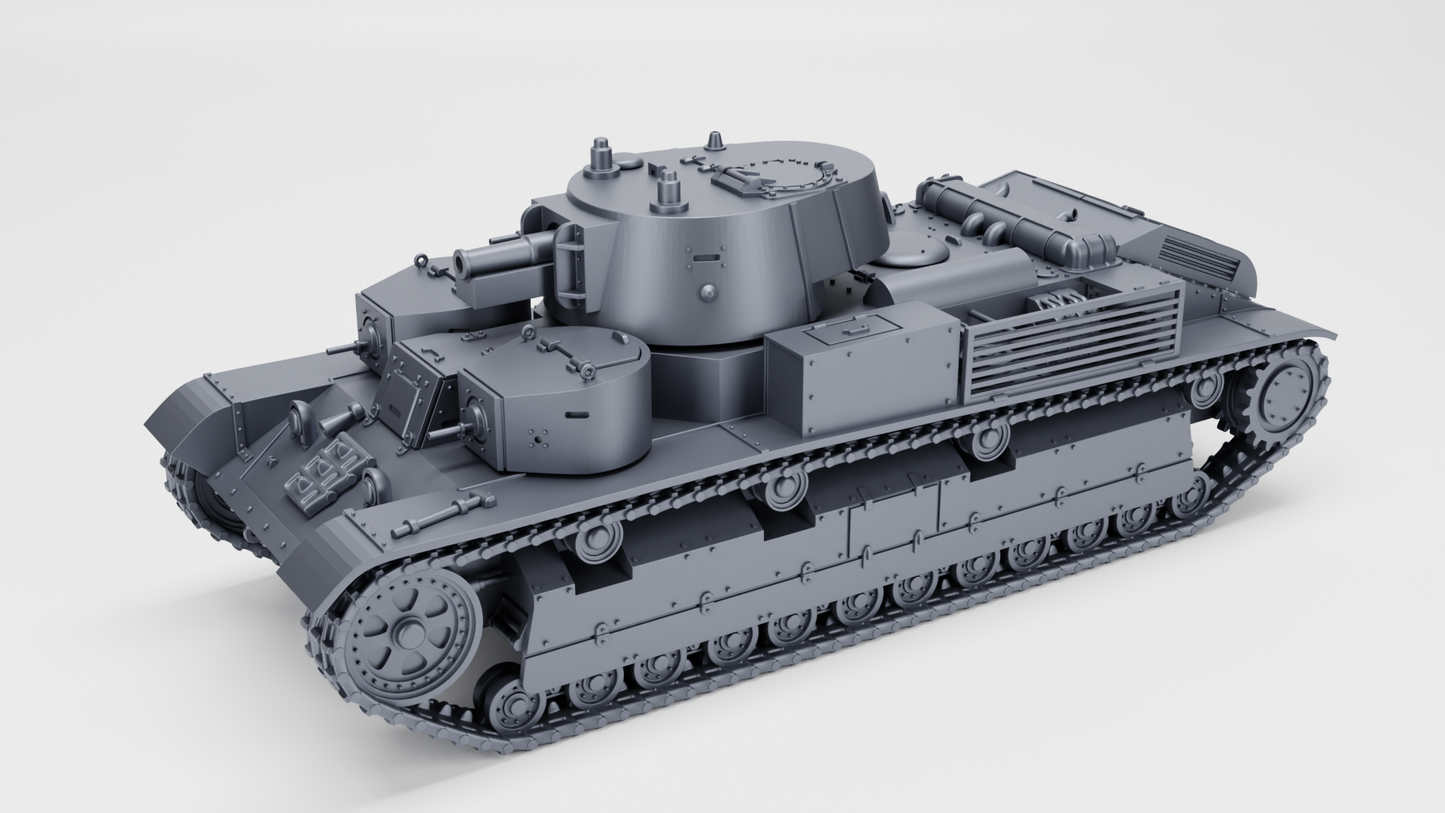 T28 model 140 with conical turret by Wargame3D