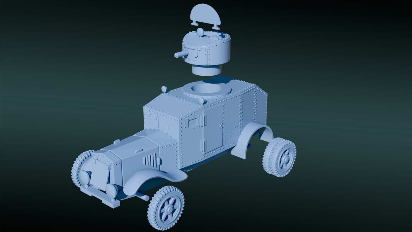 Type 92 Osaka - Hokoku (4x4) by Wargame3D