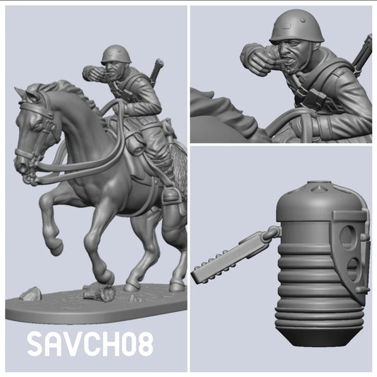 Savoia Cavalry CH08 by Uppsala Miniatures