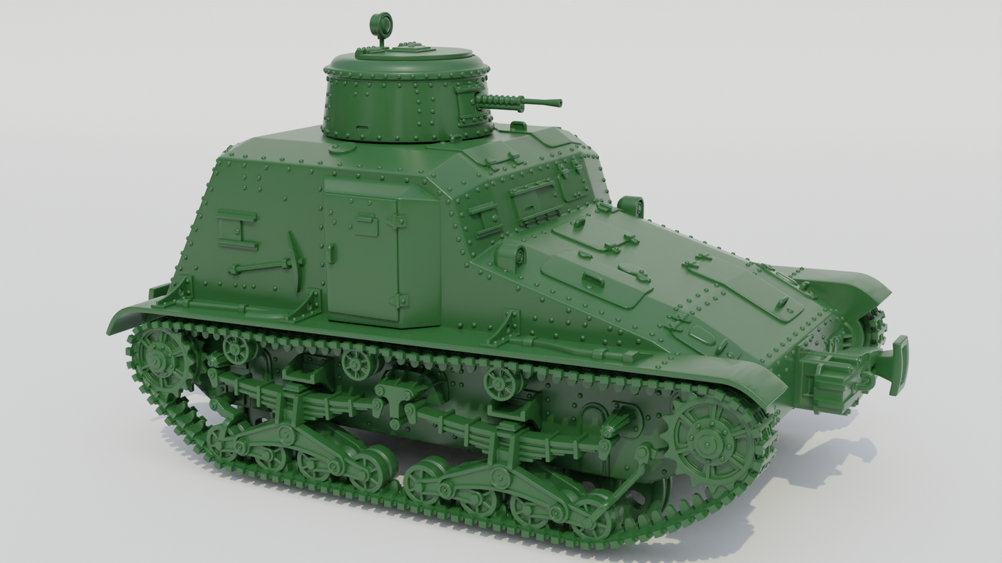 Type 95 So-Ki Armored Railroad Tankette by Wargame3D