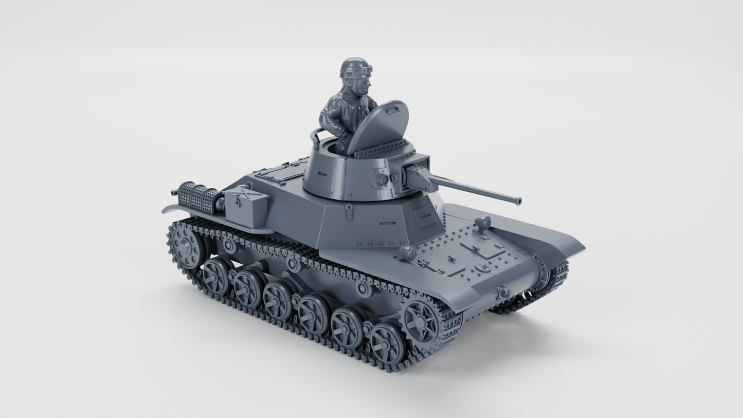 Type 2 Ke-To Light Tank by Wargame3D