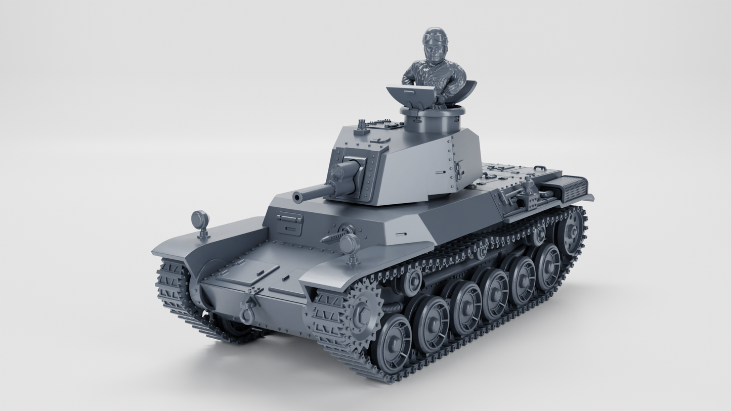 Type 2 Ho-I Medium Tank by Wargame3D