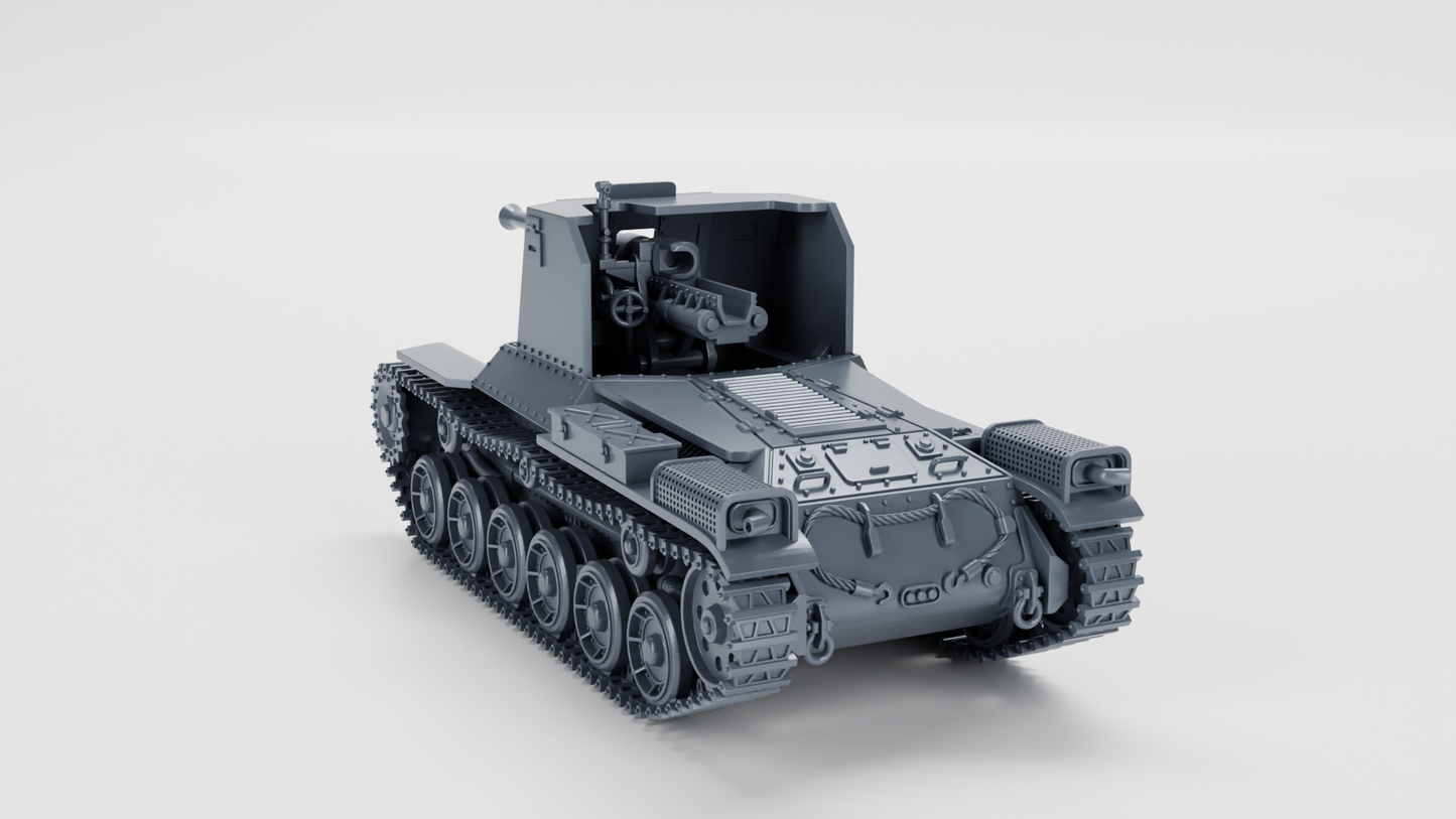 Type 1 Ho-Ni I Self Propelled Gun by Wargame3D