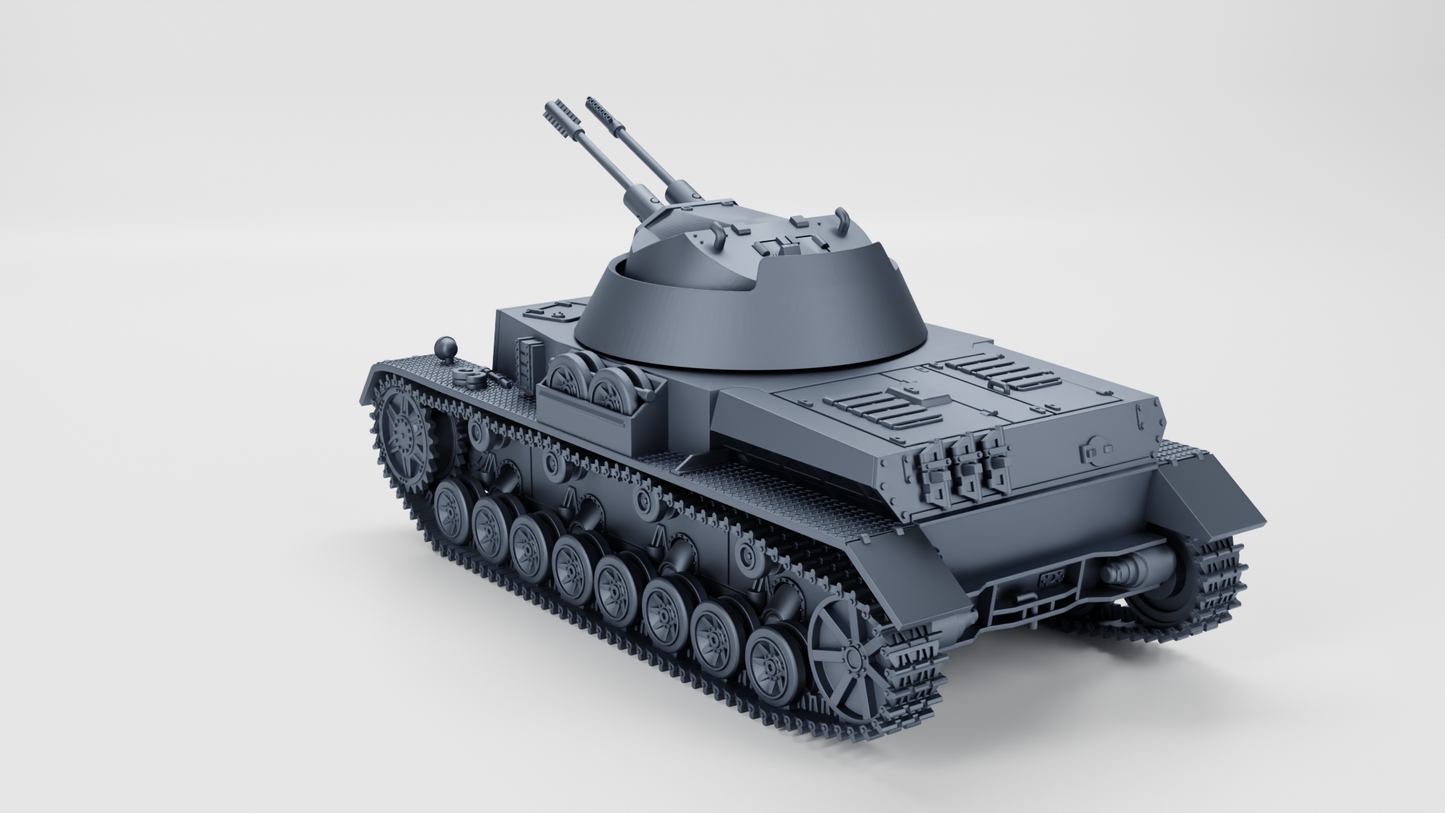 Flakpanzer IV Kugelblitz by Wargame3D