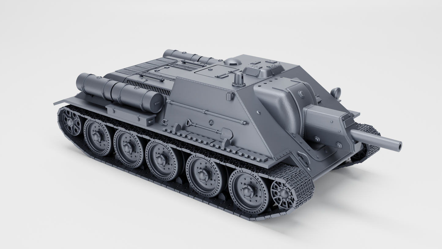 SU-122 Self-propelled howitzer by Wargame3D