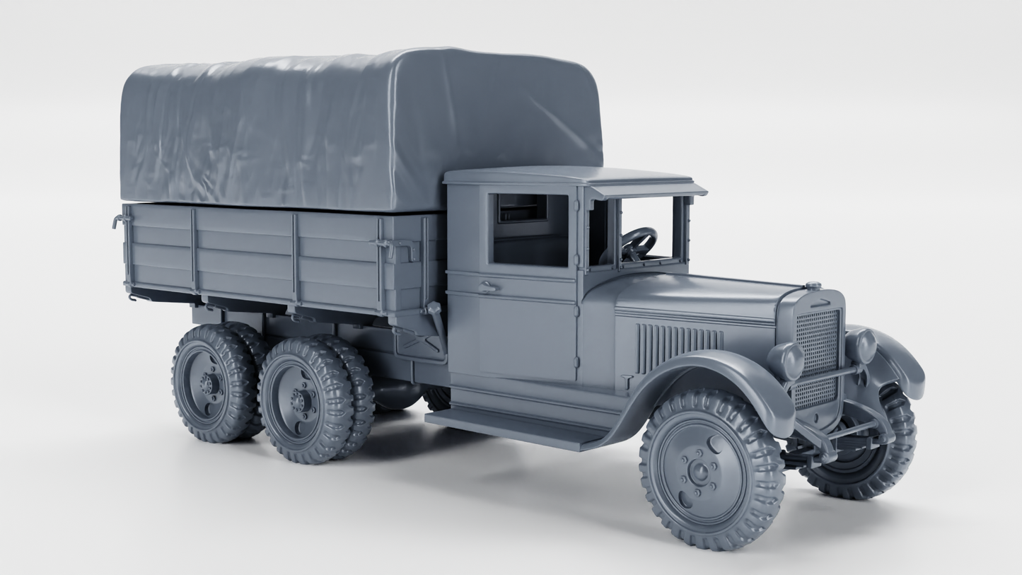 ZIS-6 Army cargo truck (6x4) by Wargame3D