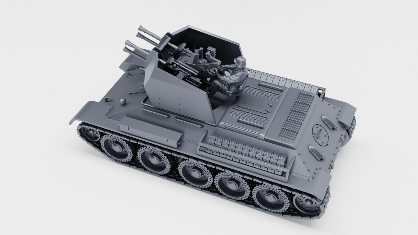 Flakpanzer T_34(r) (2cm Flakvierling 38)