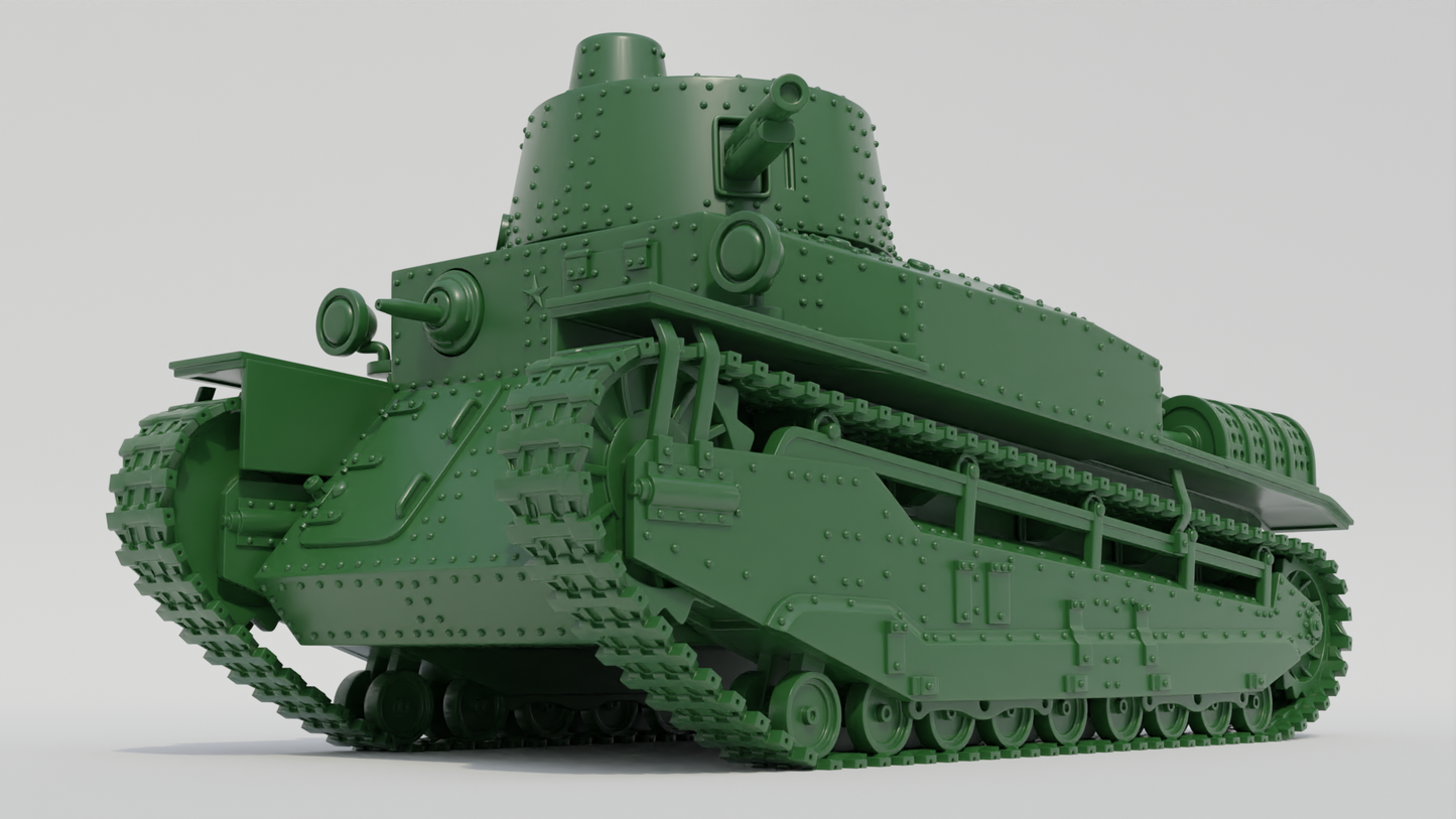 Type 89 I-Go Type A Medium Tank by Wargame3D