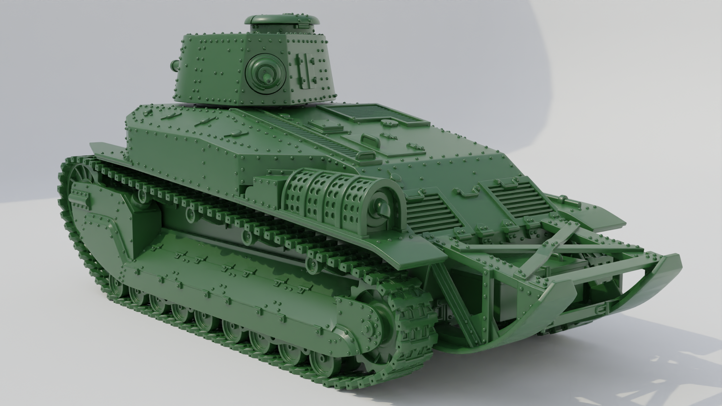 Type 89 I-Go Type B Medium Tank by Wargame3D