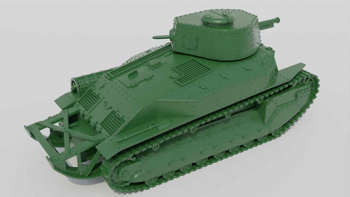 Type 89 I-Go Type B Medium Tank by Wargame3D