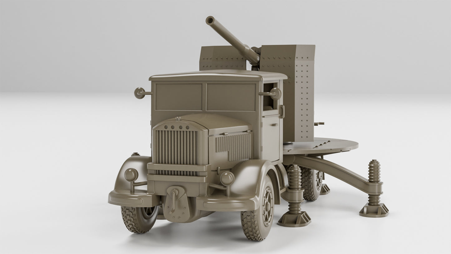 Autocannone da 90-53 su Lancia 3Ro