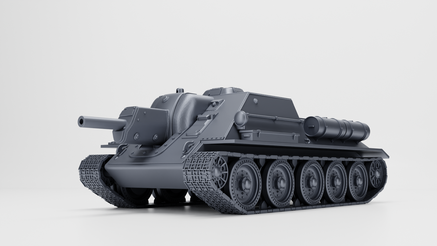 SU-122 Self-propelled howitzer by Wargame3D