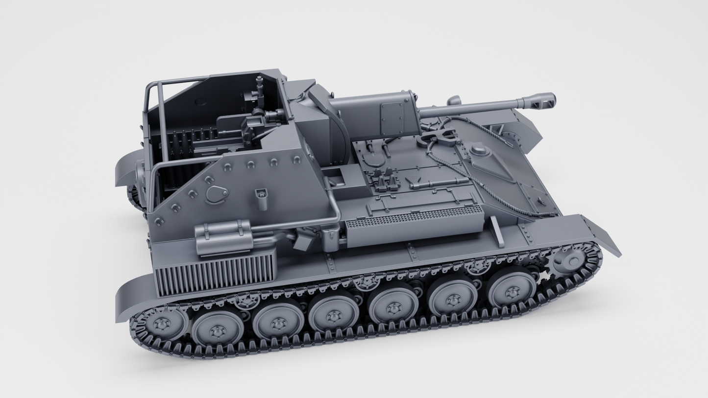 SU-76m self-propelled gun by Wargame3D