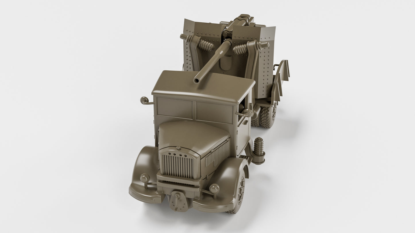 Autocannone da 90-53 su Lancia 3Ro