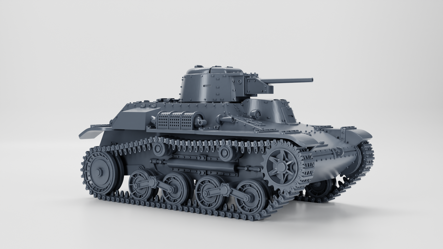 Type 97 Te-Ke Tankette by Wargame3D