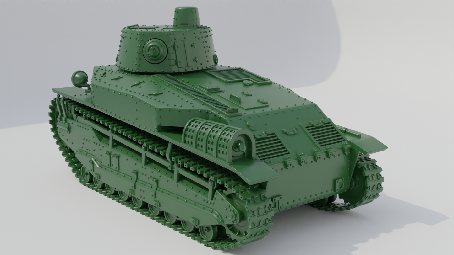 Type 89 I-Go Type A Medium Tank by Wargame3D