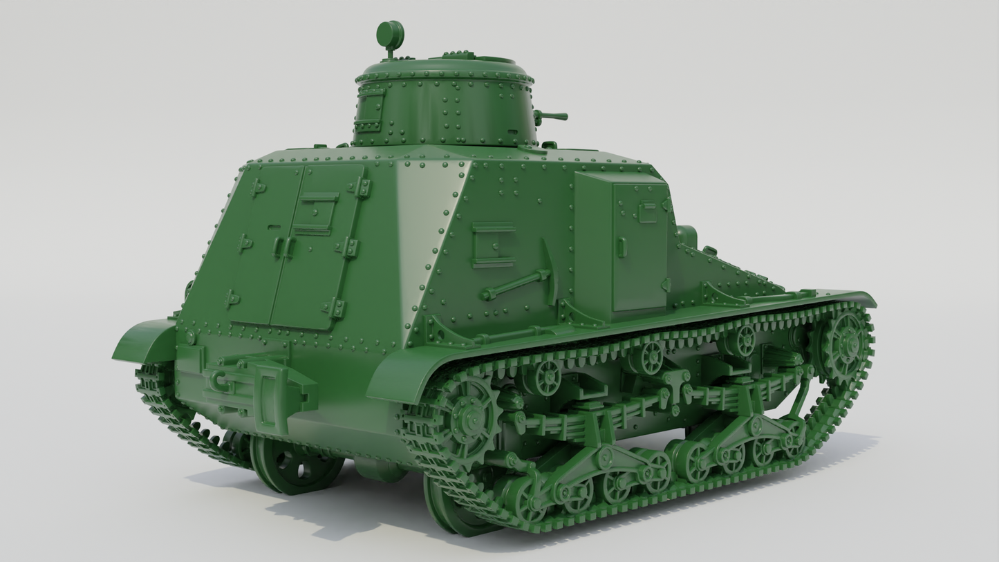 Type 95 So-Ki Armored Railroad Tankette by Wargame3D