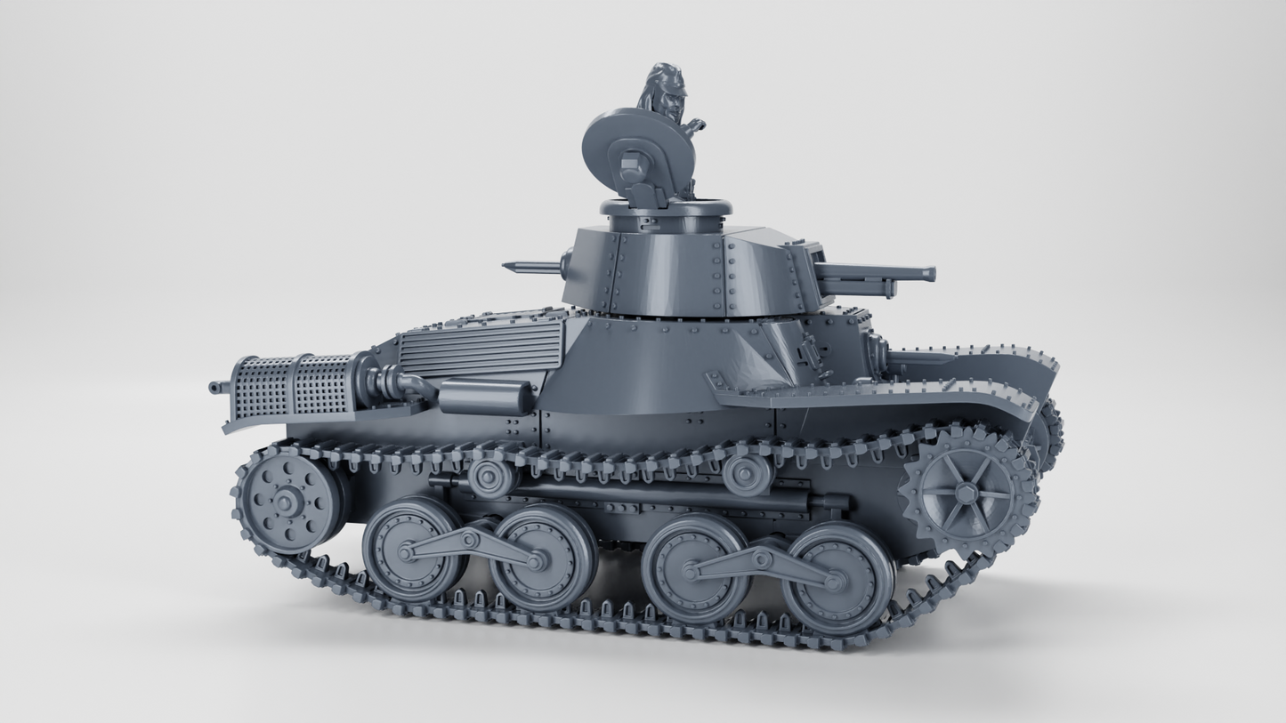 Type 4 Ke-Nu Light tank by Wargame3D